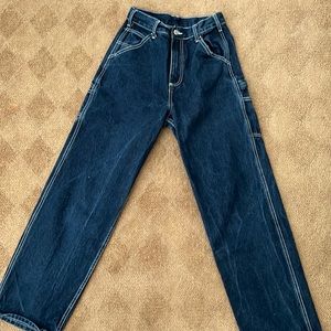 John galt denim cargo pants one size fits.